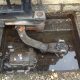 Flooded underground electric gate motor repairs