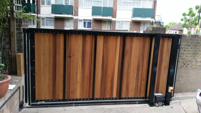 Replacement sliding electric gate