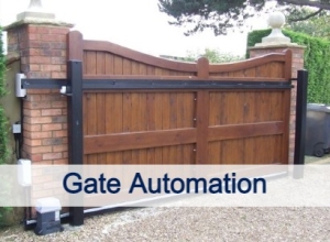 Automating driveway gates