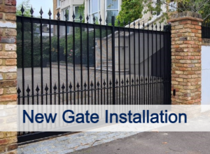 New electric gates